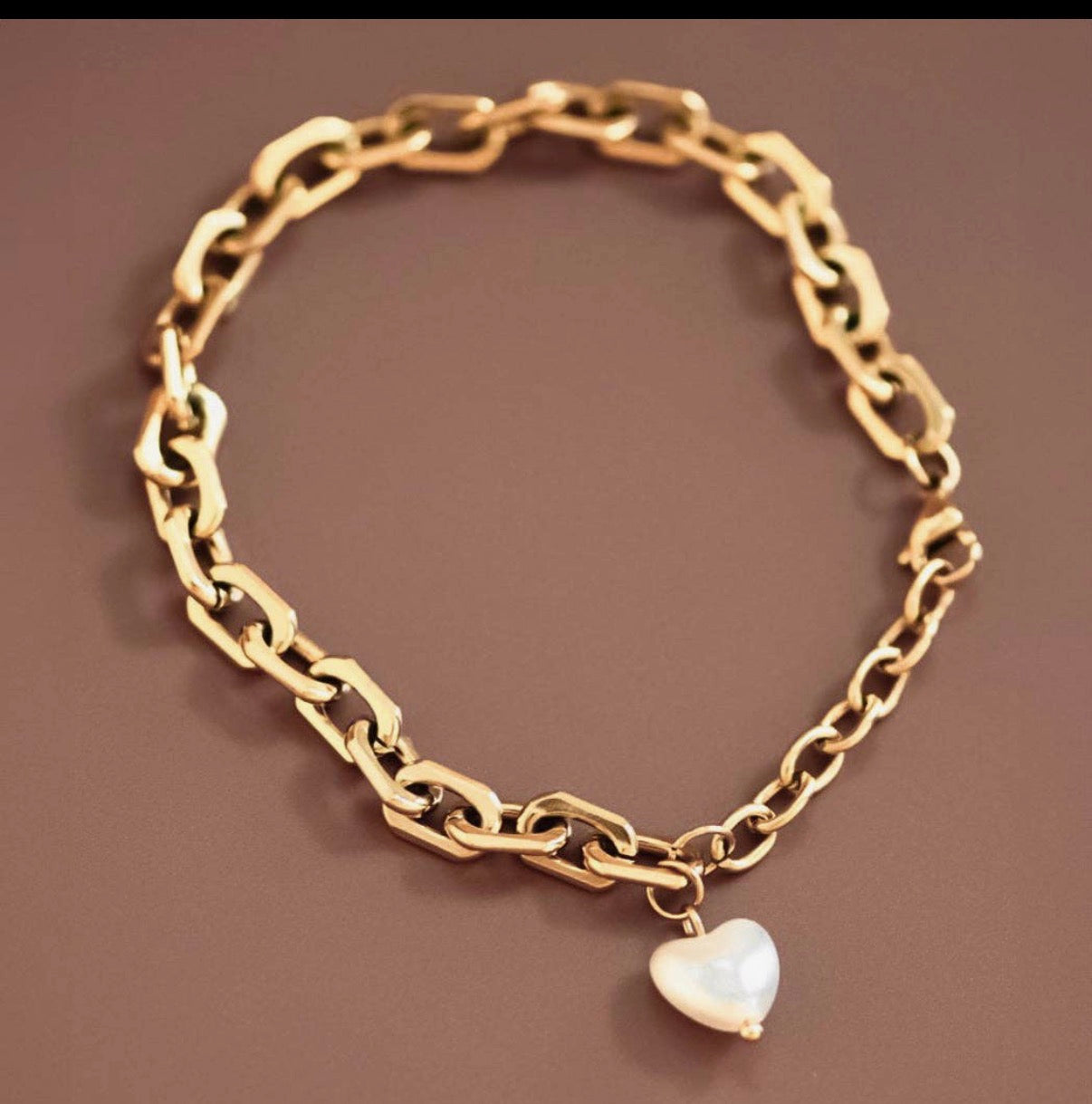 Pearl Heart Bracelet