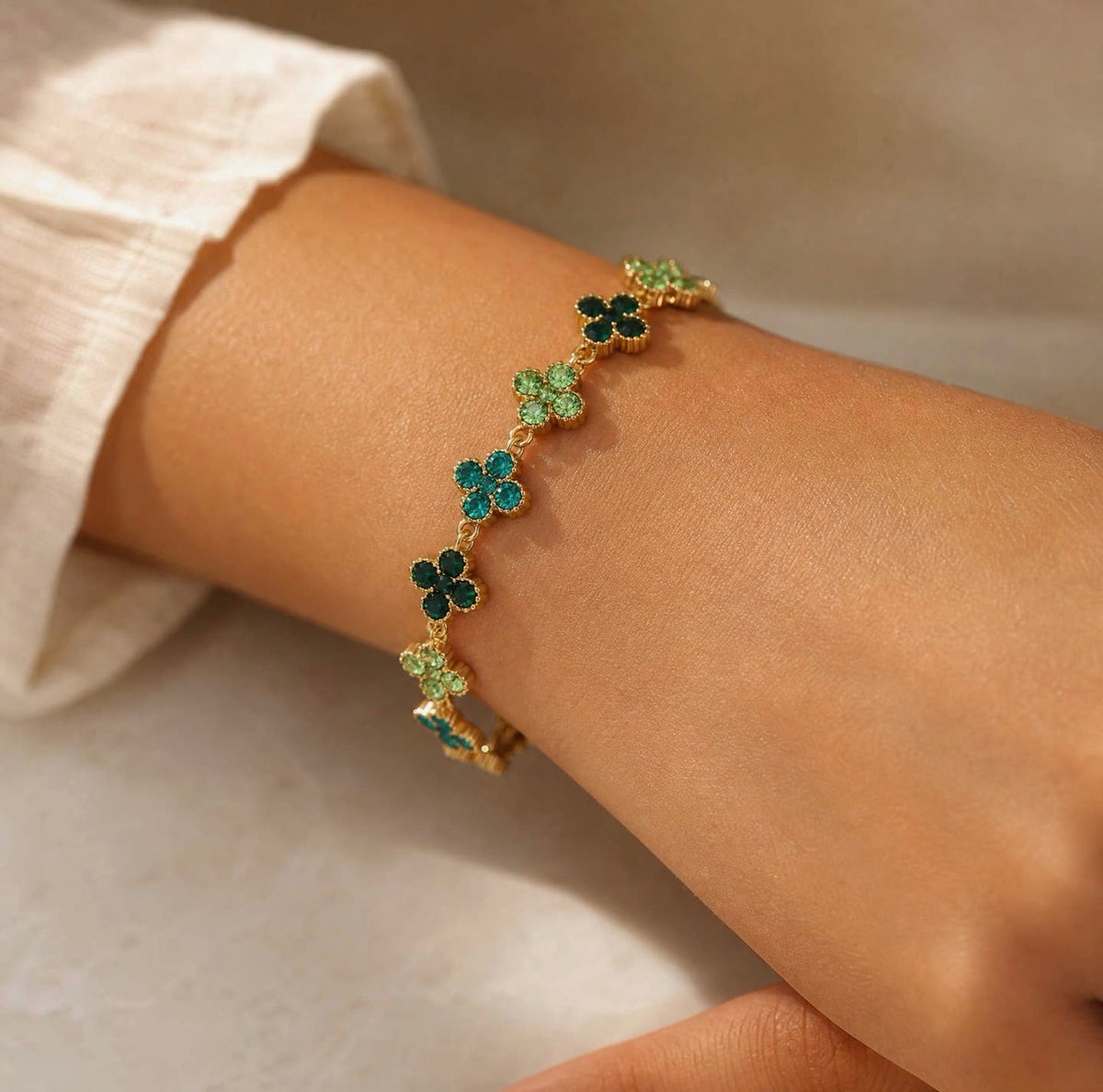 Fleur de Jade Bracelet