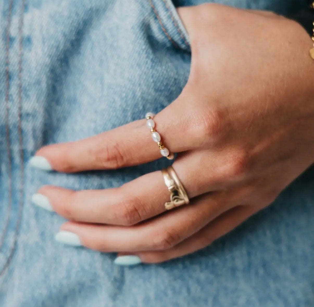 Delightful Pearl Ring - Waterproof