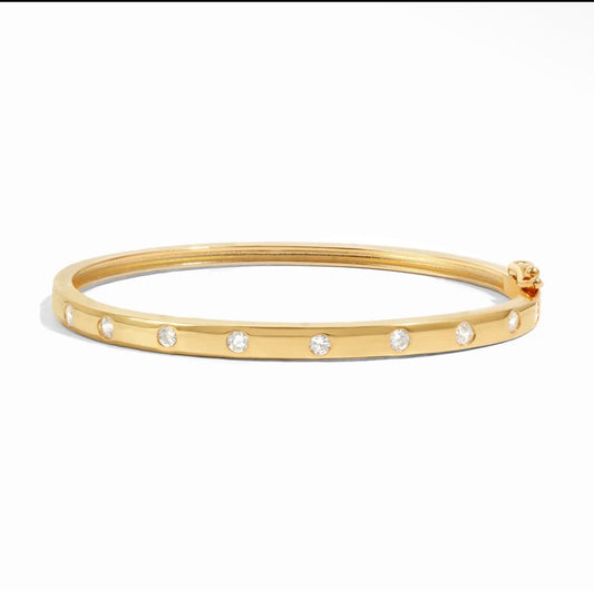 Diamond Bezel-Set Bangle