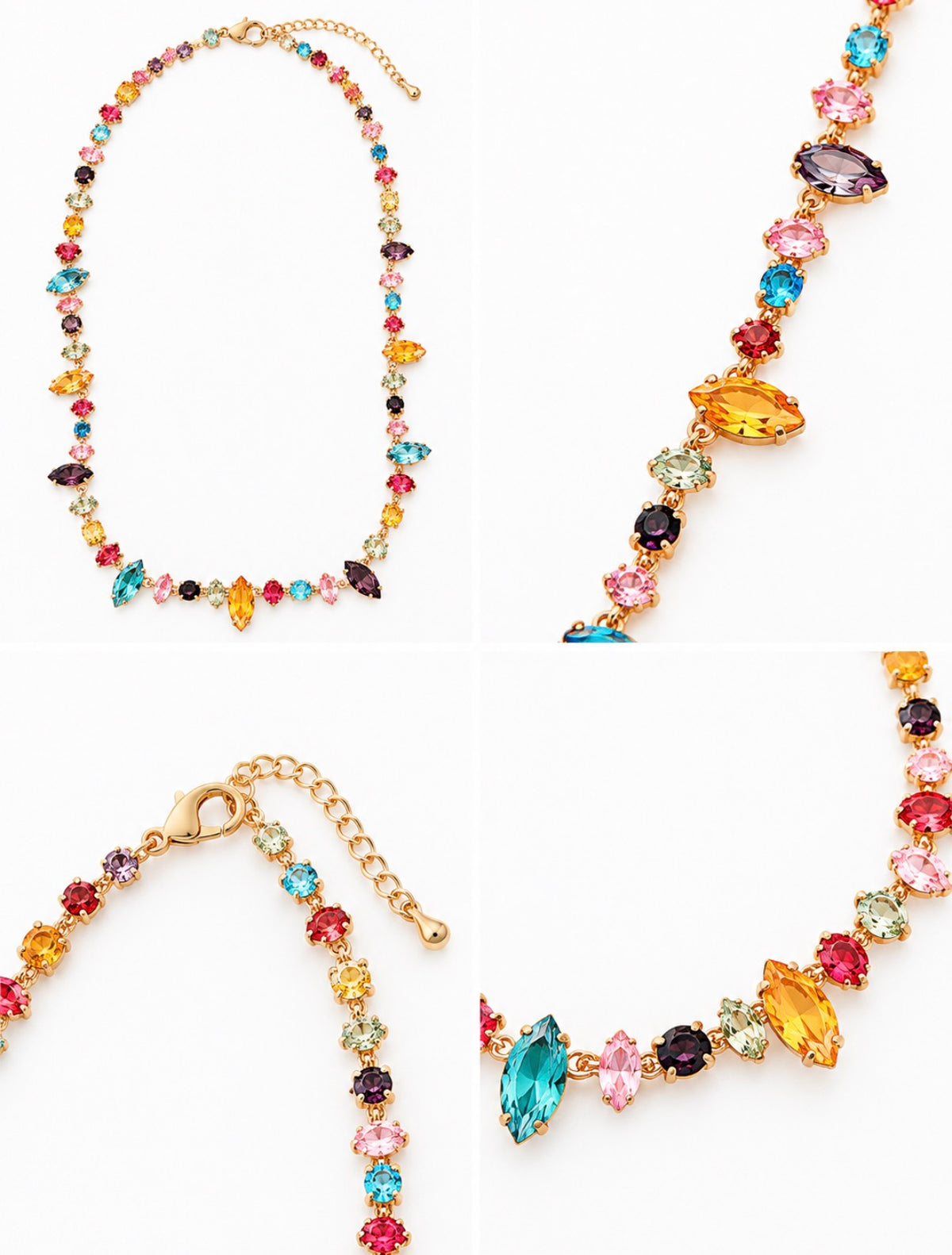 Multicolor Statement Necklace