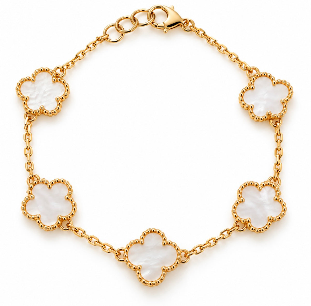 Clover Gold-Dipped Bracelet