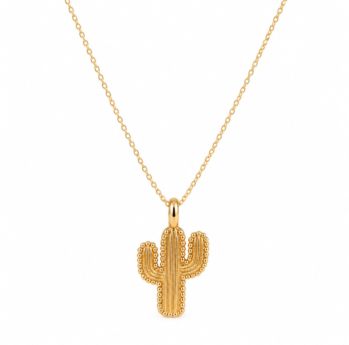 Cactus Charm Necklace