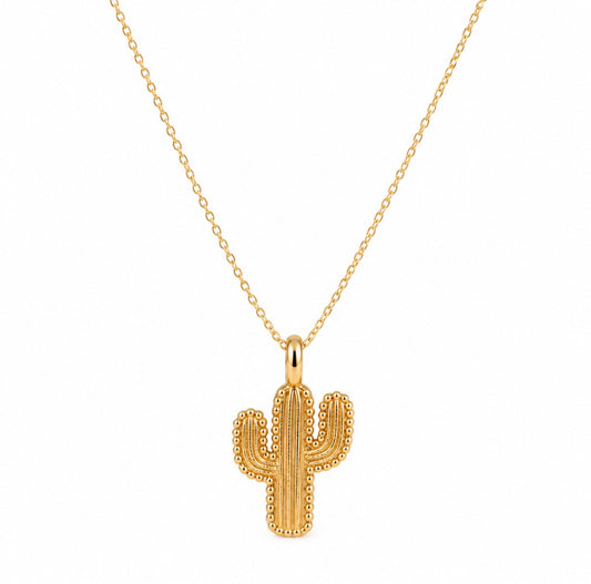 Cactus Charm Necklace