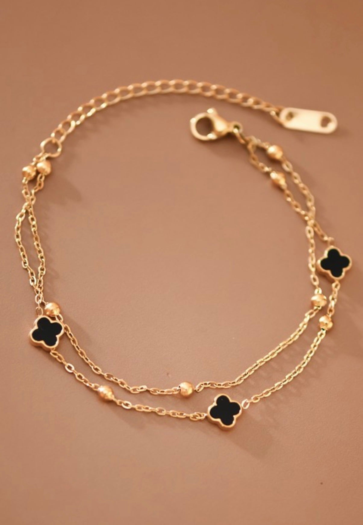 18K GOLD PLATED WATERPROOF
STAINLESS STEEL CHAIN BRACELET