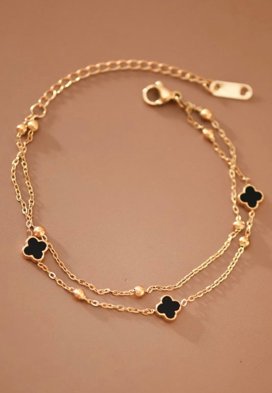 18K GOLD PLATED WATERPROOF
STAINLESS STEEL CHAIN BRACELET