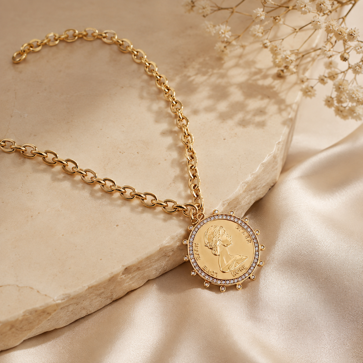 Love Each Other More Pendant
Necklace - Waterproof