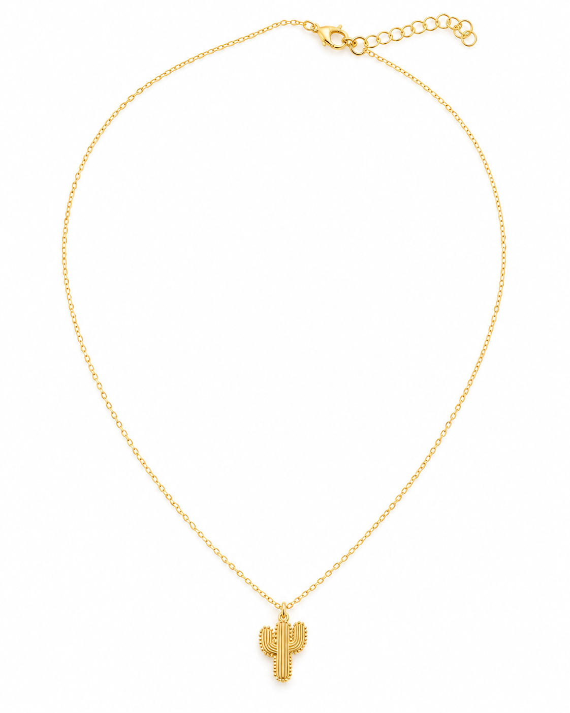 Cactus Charm Necklace