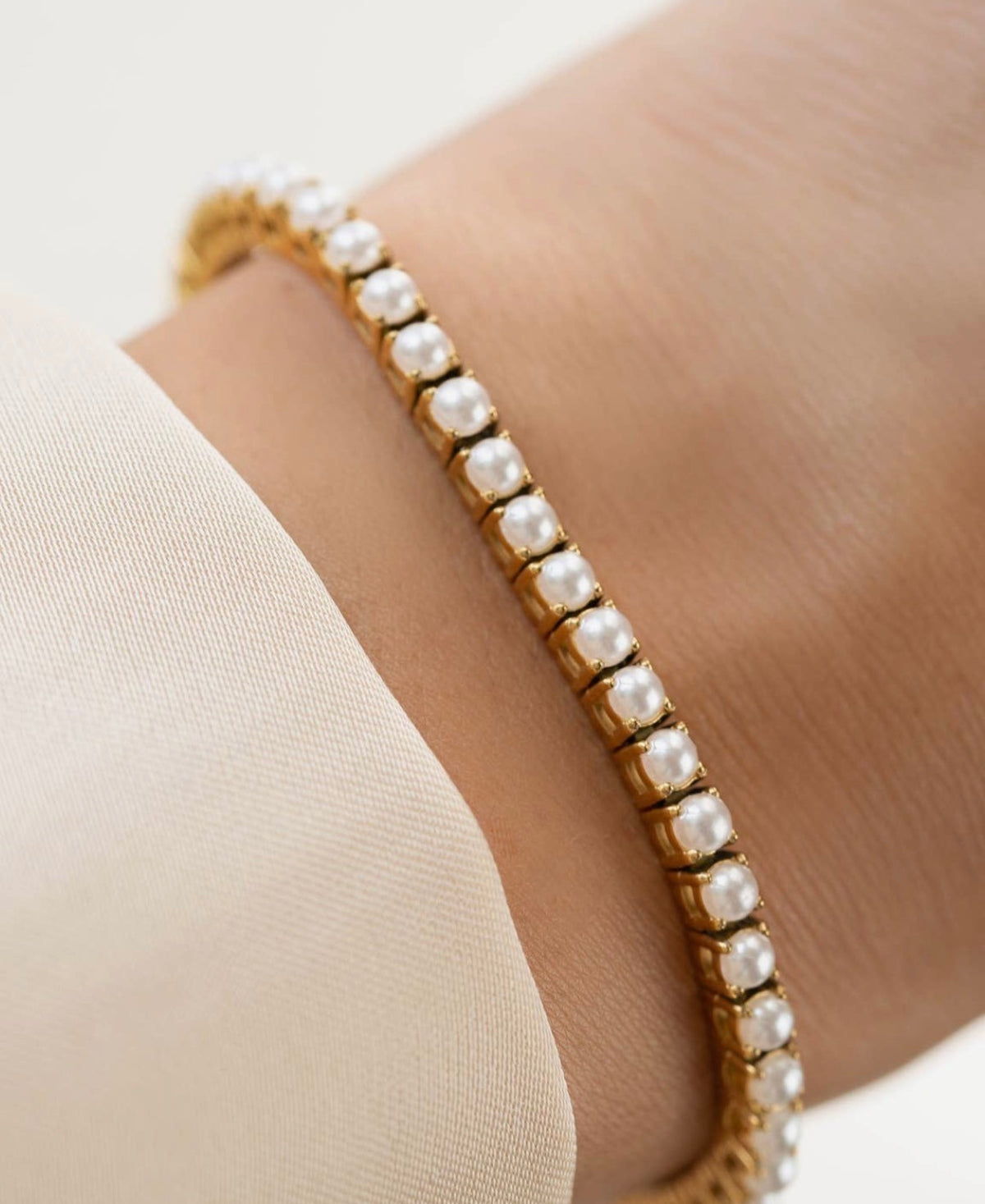 Pearl Tennis Bracelet