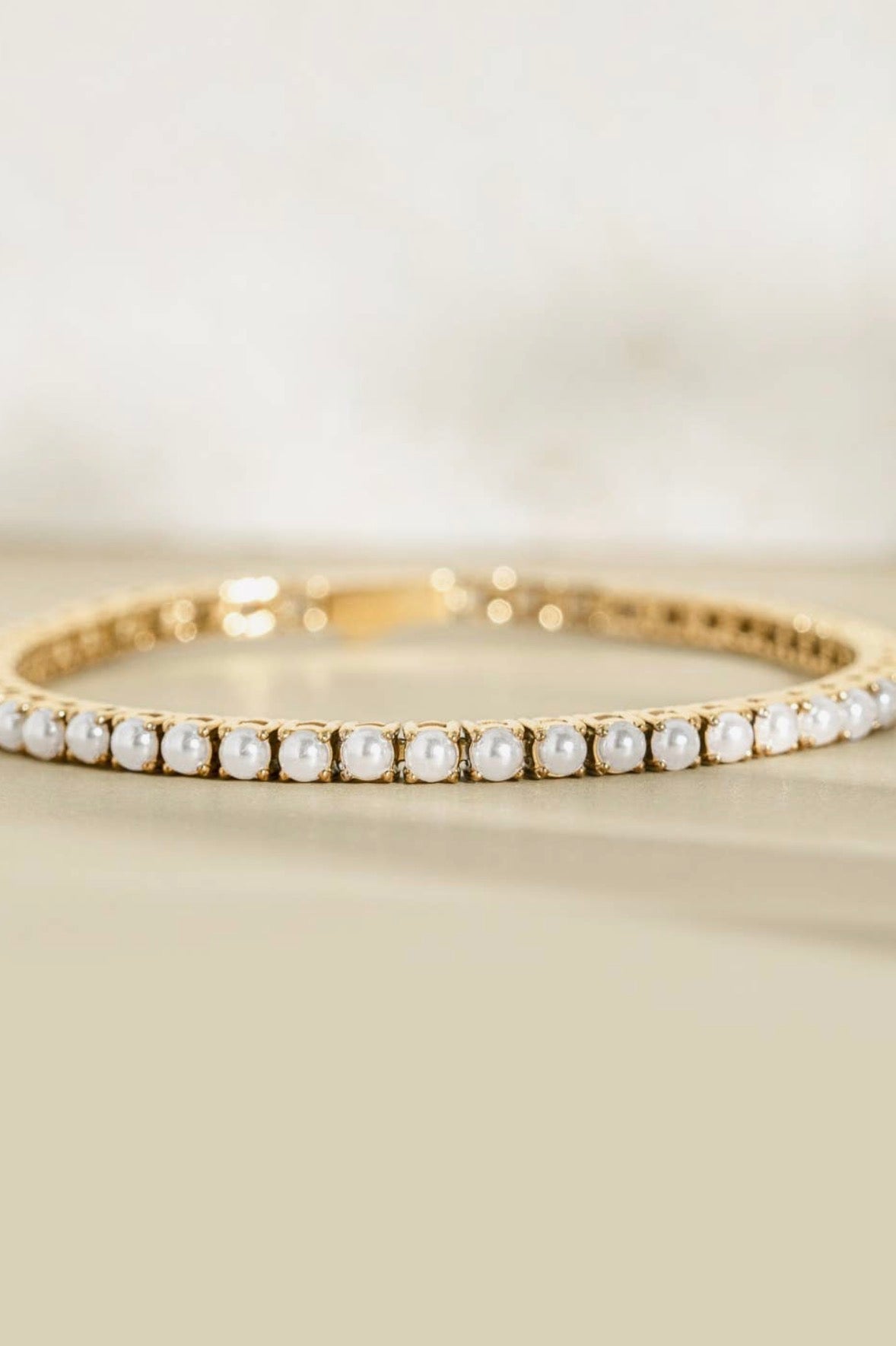 Pearl Tennis Bracelet