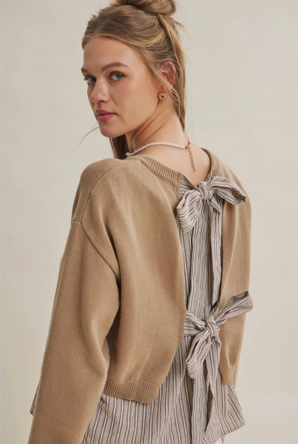 Amélie Layered Knit Blouse