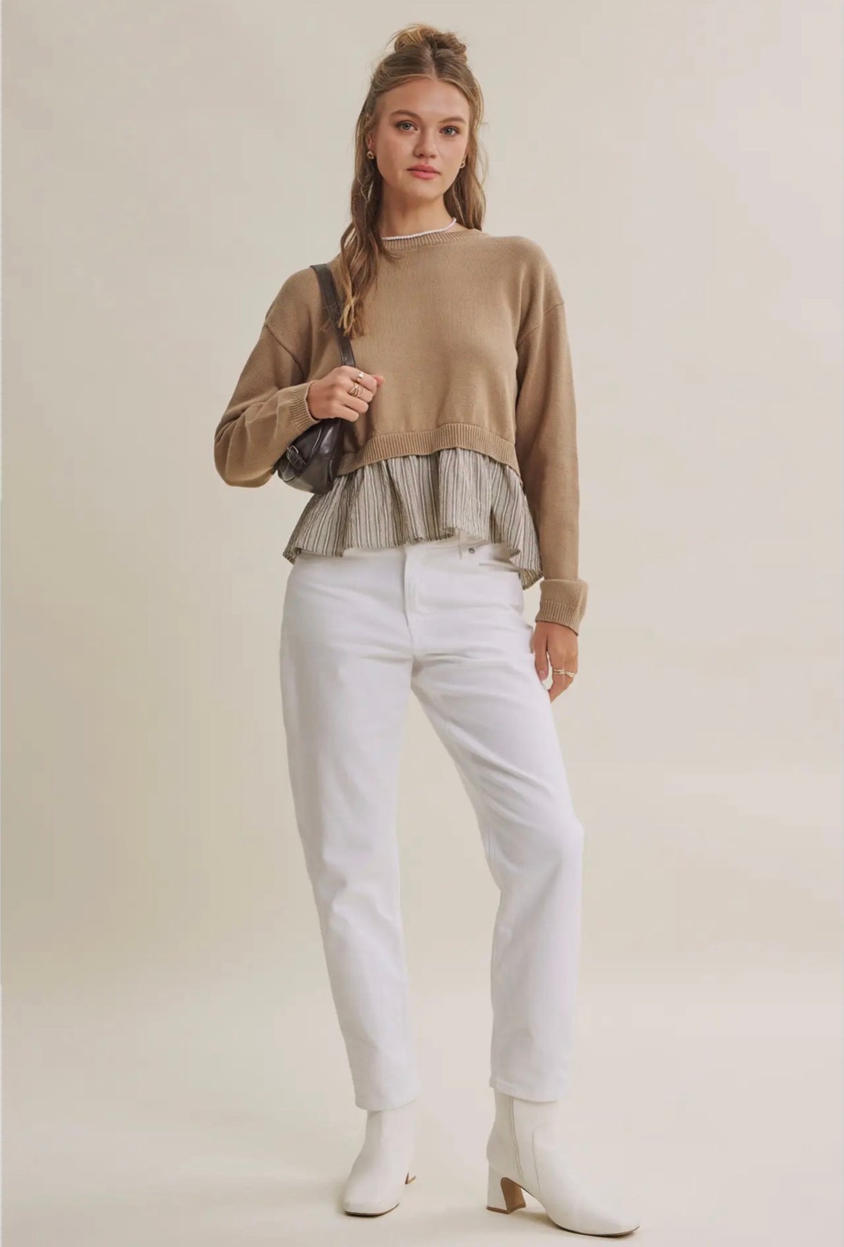 Amélie Layered Knit Blouse