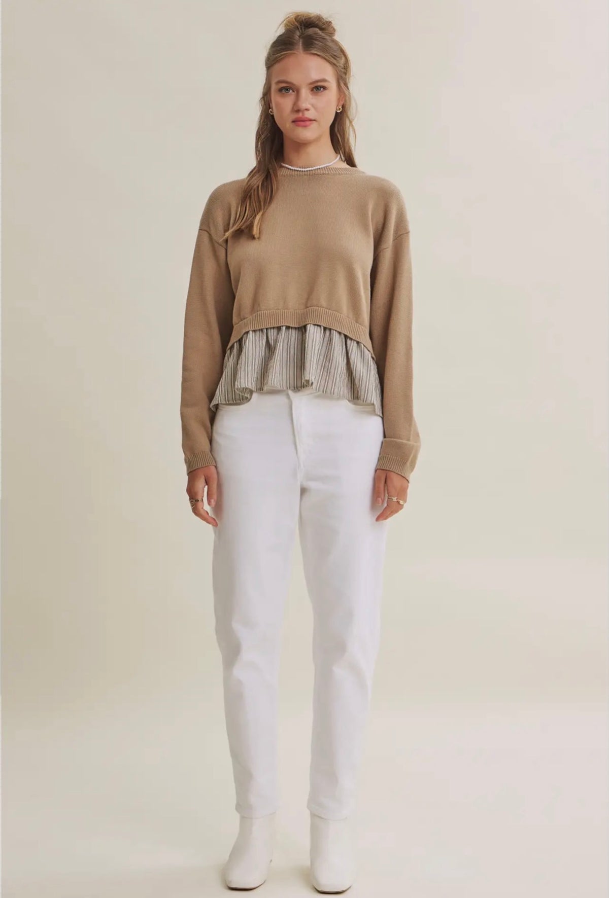 Amélie Layered Knit Blouse